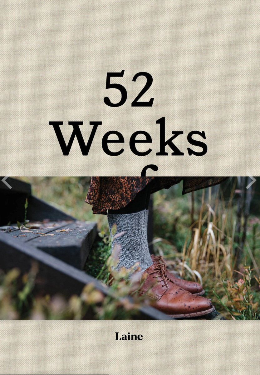 Pre order 52 weeks of socks from Laine publishing with us now!