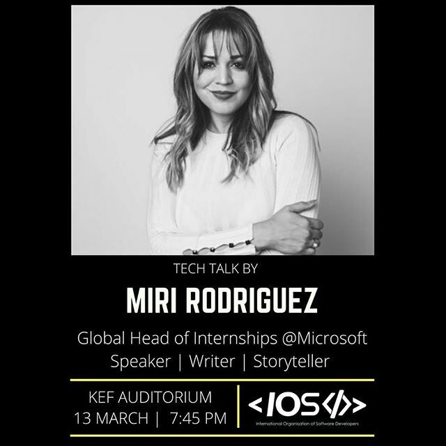 IOSD MANIAL
Tech Talk 2020 at HypeX

Miri Rodriguez
Global Head of Internships <a href="/Microsoft/">Microsoft</a> | speaker | author of "Brand Storytelling" | an award-winning storyteller and  marketer.

Her extensive career includes more than 15 years in marketing, operations … ift.tt/39MLVP4