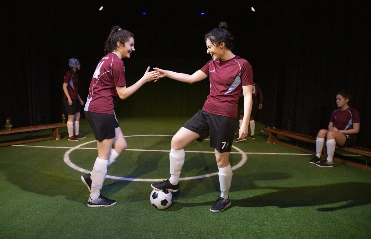 rosebruford's tweet photo. Our BA (Hons) American Theatre Arts production of The Wolves continues tonight @ 7.30pm in The Barn theatre. Tickets can be booked online from ยฃ5 @ https://t.co/JNMc6qYRLL . Photos by Michael O'Reilly #Sidcup #Bexley #rbcATA https://t.co/ilPjbW09JJ