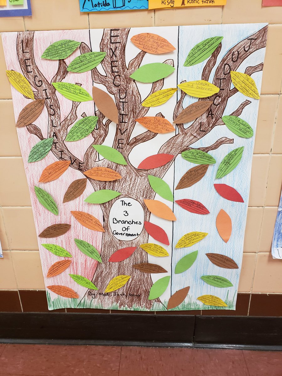 GoodstoneMrs's tweet image. Our branches of government posters.
#collaboration