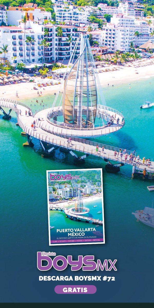 La portada de <a href="/revistaboysmx/">Revista BoysMx</a> marzo nos detalla porqué #PuertoVallarta es el destino LGBT de moda en el mundo. Gracias <a href="/MantamarBC/">Mantamar Beach Club</a> <a href="/AlmarResort/">Almar Resort</a> <a href="/JubileoMx/">JubileoMx</a> <a href="/PuertoVallarta/">Puerto Vallarta</a> BoysMx gratis en impreso y en digital... ➡️ flipsnack.com/Revistaboysmx/…