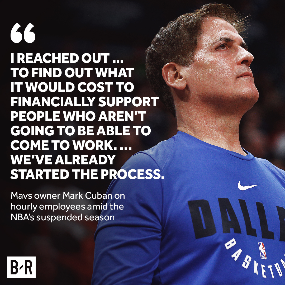 Mark Cuban is taking care of Mavs employees who can’t work during the NBA suspension