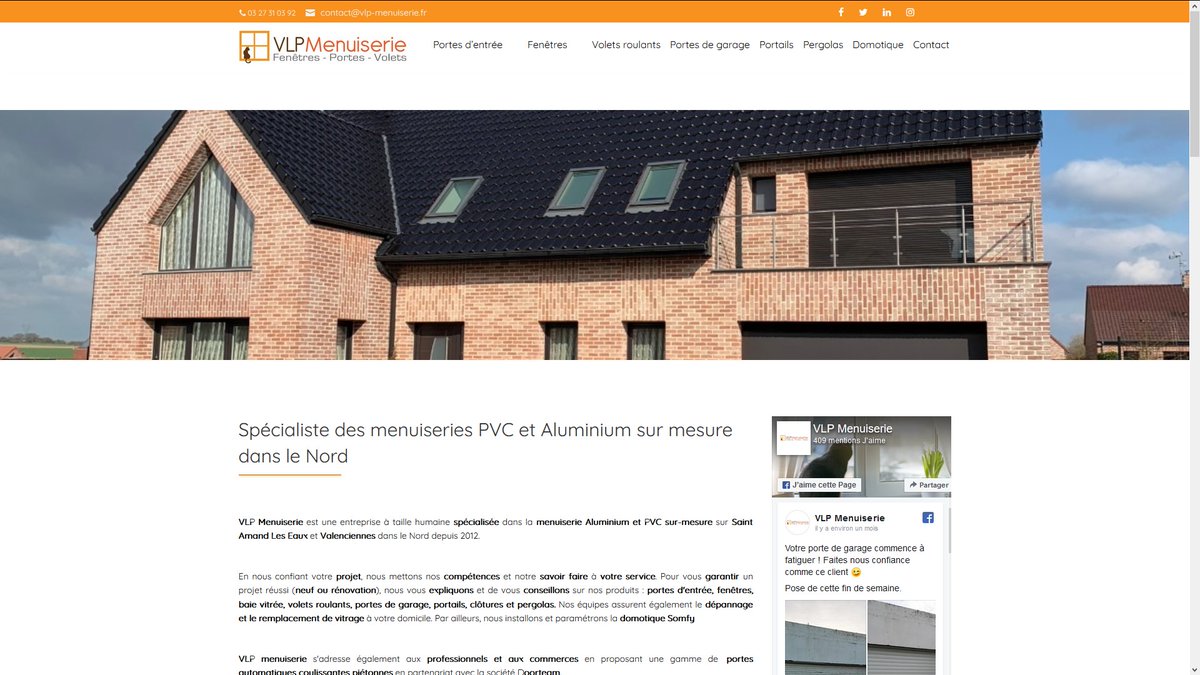 everestconcept's tweet photo. Nouvelle réalisation de @everestconcept : la refonte du site web de la société VLP Menuiserie à Saint Amand Les Eaux. 

#webmaster #wordpress #responsive #internet #uxdesign #design #siteinternet #TPE #Nord #hautsdefrance https://t.co/M4tg5a7qhk
