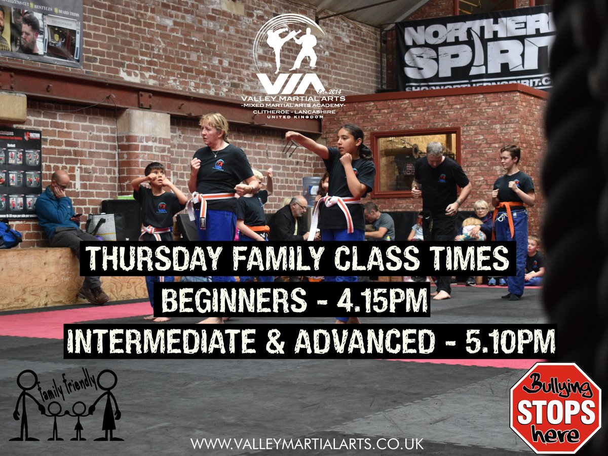 VMAClitheroe's tweet image. Family Classes Today
Beginners 4.15pm
Int &amp;amp; Adv 5.10pm
#martialarts #families #traintogether #kids #adults #fun #selfdefence #confidence #fitness #mma #friendly #welcoming #encouraging #positive #bullyproof #allages #allabilities #clitheroe #ribblevalley #valleymartialarts