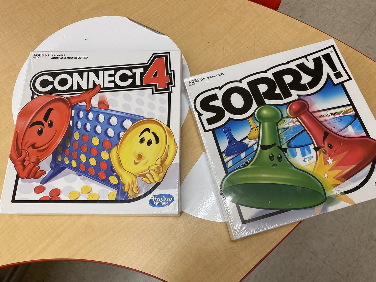 We are so excited to have 2 new games for our classroom. Thank you, Quinn! We hope you have a happy birthday tomorrow! 🎂🎈