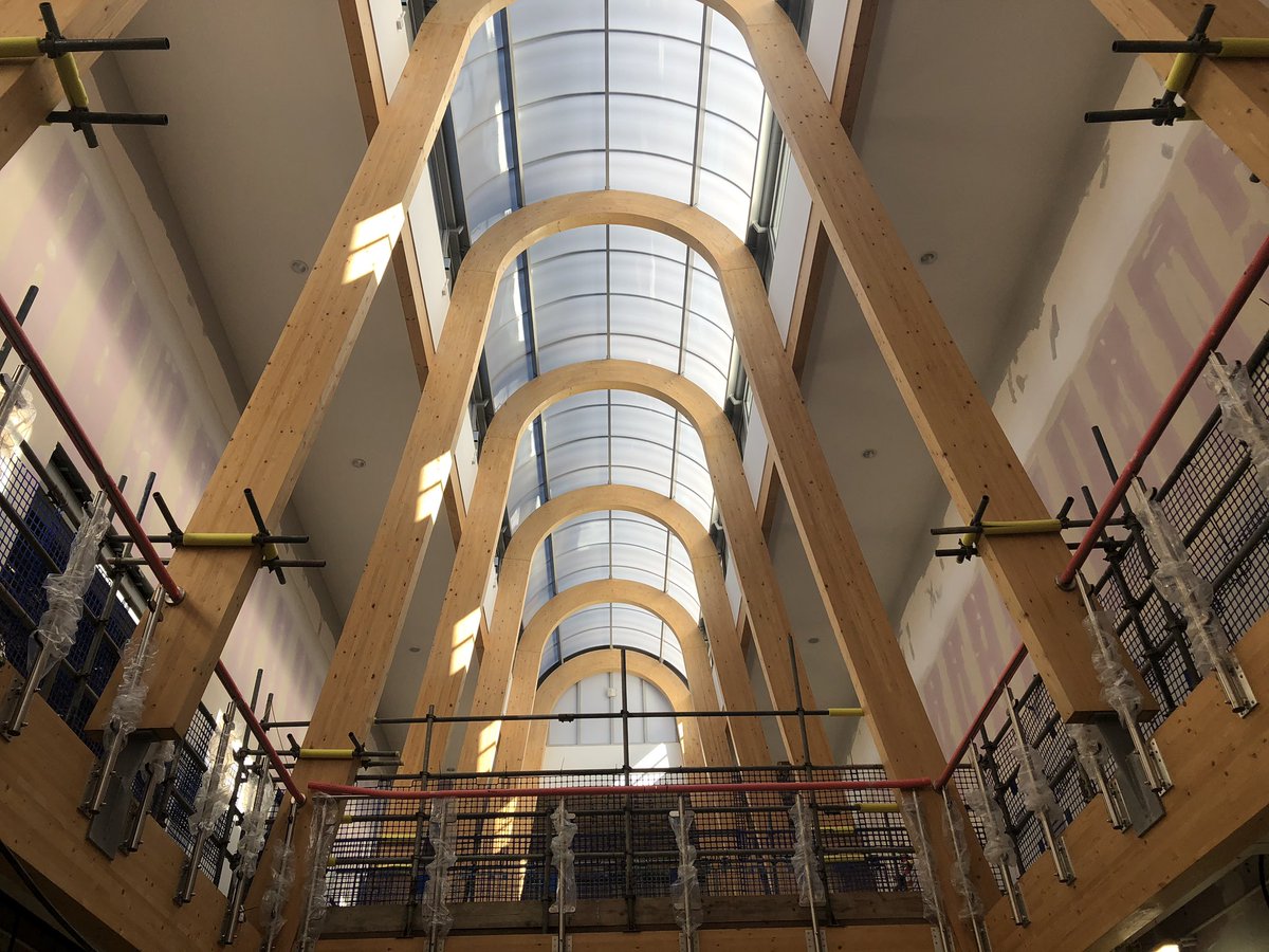 RBWM's tweet image. The Braywick Leisure centre build is progressing with the pool areas and central street now taking shape... we are so excited to see more over the Spring / Summer @MagnetLeisure @WatesGroup