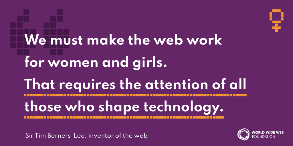 edithbrou's tweet image. The web is not working for: 👩🏻👩🏿👩🏽👩🏾👩🏼

The web must work for EVERYONE.

Make 2020 the year we tackle online abuse &amp;amp; discrimination against women &amp;amp; girls. 

#WebWeWant