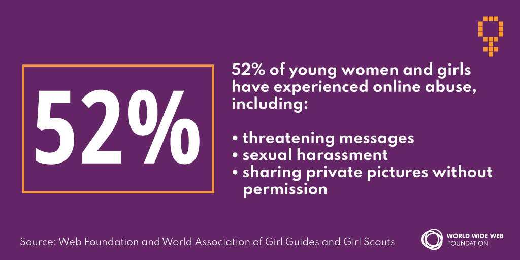 edithbrou's tweet image. The web is not working for: 👩🏻👩🏿👩🏽👩🏾👩🏼

The web must work for EVERYONE.

Make 2020 the year we tackle online abuse &amp;amp; discrimination against women &amp;amp; girls. 

#WebWeWant