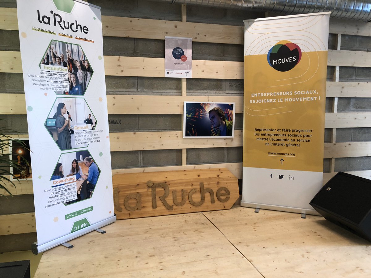 greenscalefr's tweet photo. Journée Impact Investing Day organisé par @Mouves_ES et @RucheParis avec pleins d’entrepreneurs à impact💪
dont @CycloPowerFcty Kedelai et @TontineRSE ! https://t.co/cNCQBHJLz9