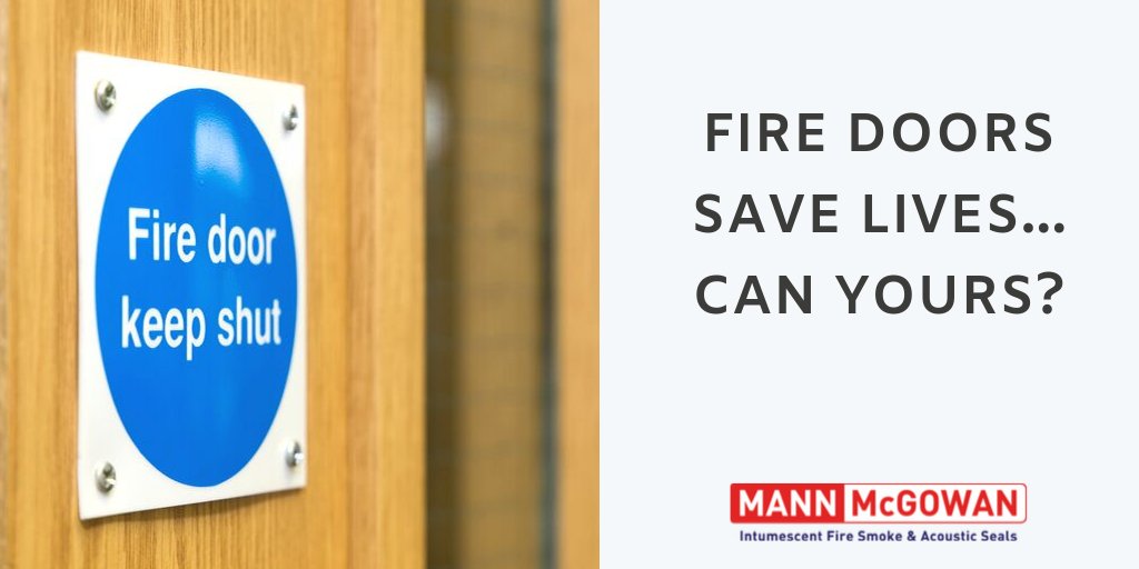 How safe are your fire doors? Would your doors save you in the event of a fire? If in doubt get them checked! bit.ly/2oUFVl0 #firedoors #FireSafety #BeSafe