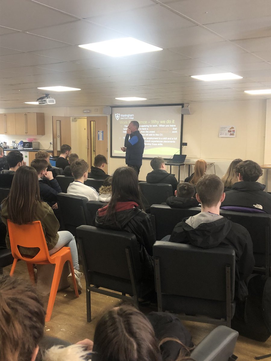 Our year 12 students are focused on how to find work experience. Encouraging our students to have a stand out C.V  #workexperience #standoutcv #inspirestudents