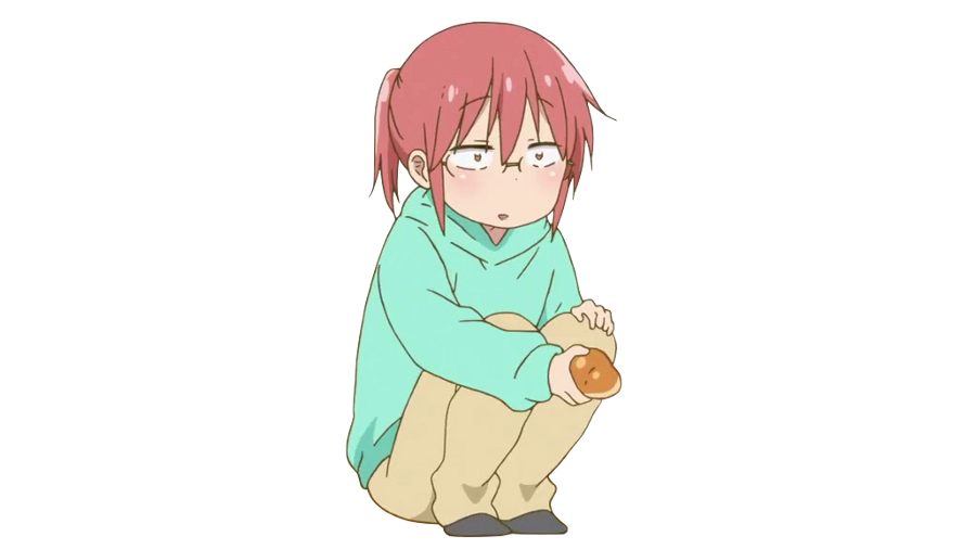 アニメ素材bot Twitterissa 小林さんちのメイドラゴン 8話 誰かにクリームパンを与える小林さん 素材 T Co Jniwb3h7ga