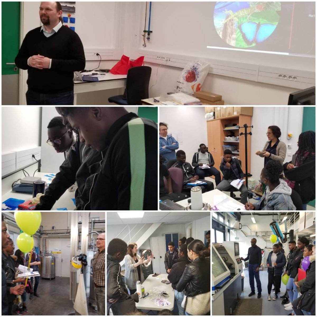 Le DIM SIRTEQ a accompagné une classe de 3ème
au laboratoire de physique des solides d'Orsay dans le cadre de la journée Sciences pour tous. 
Différents ateliers visités :
Atelier cryogénie , supraconductivité, Biomimétisme...et rencontre avec des chercheurs!