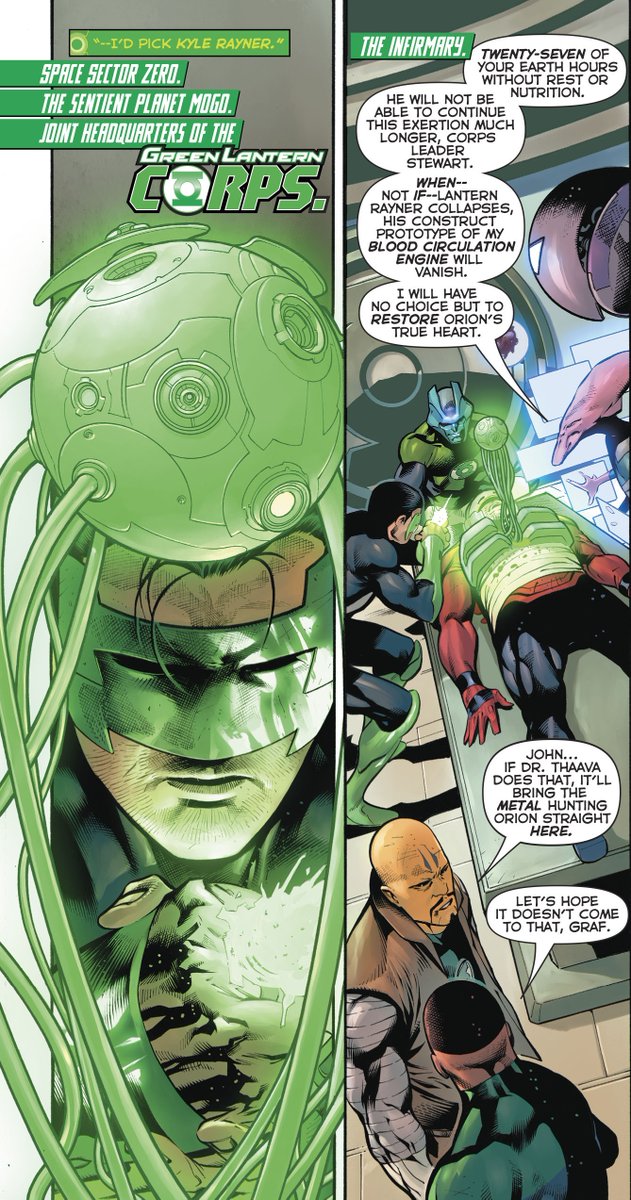 kyleraynerfan's tweet photo. ''(...) I don't have to a dad to know if the life of someone I care about had to be in the hands of one person-- I'd pick Kyle Rayner.'' -Hal Jordan. 

 ─From Hal Jordan and the Green Lantern Corps #29 https://t.co/2mI42pv1dN