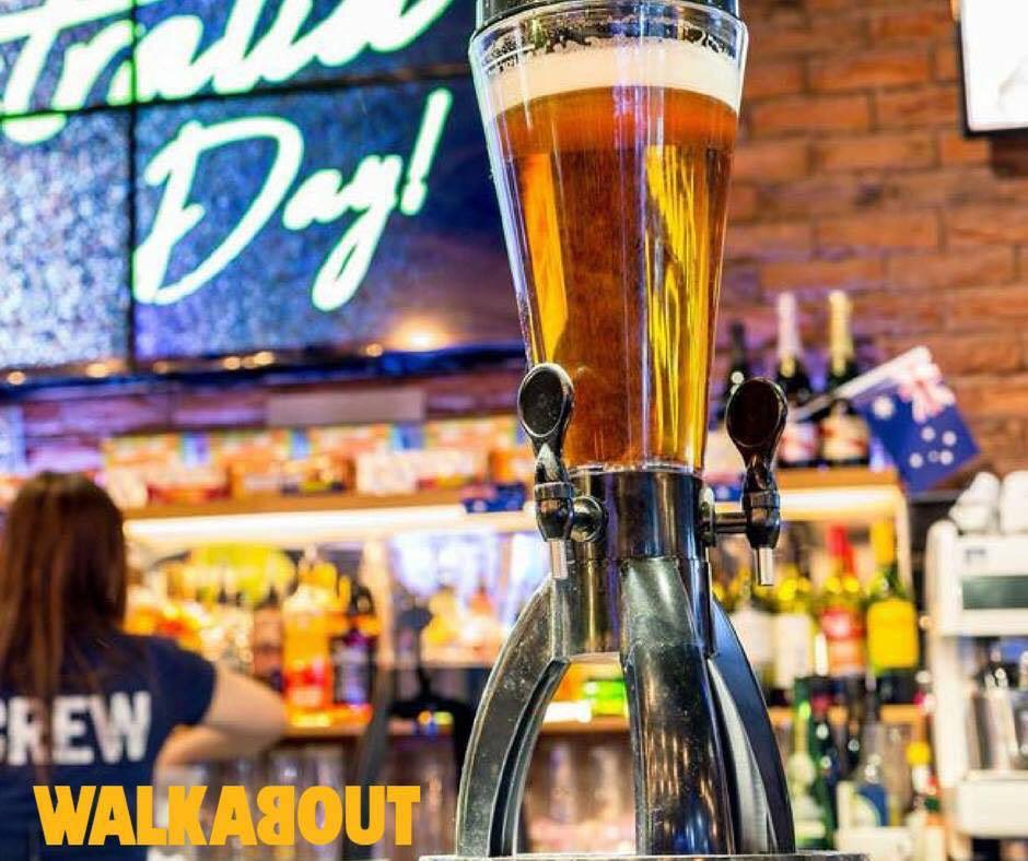 Beer towers!! 🍻 come grab one for the Europa league tonight!