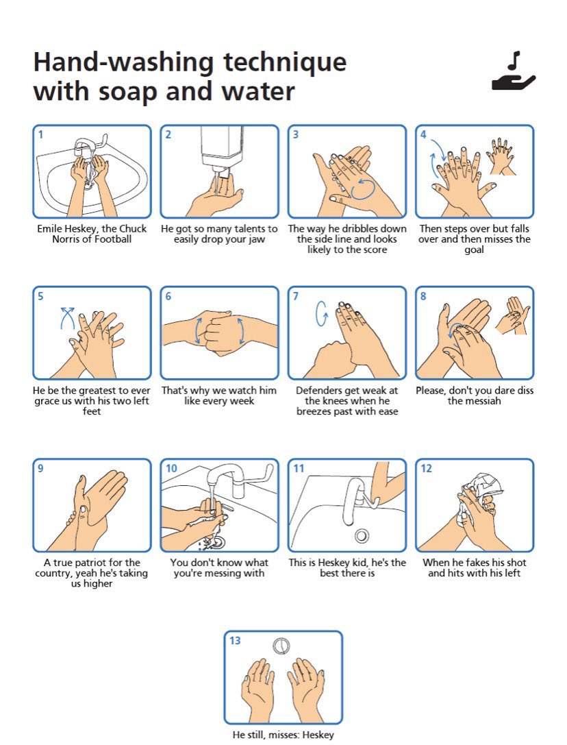 RandolphUK's tweet photo. When washing your hands why not sing along to a classic https://t.co/Je8qJNZ3Fg