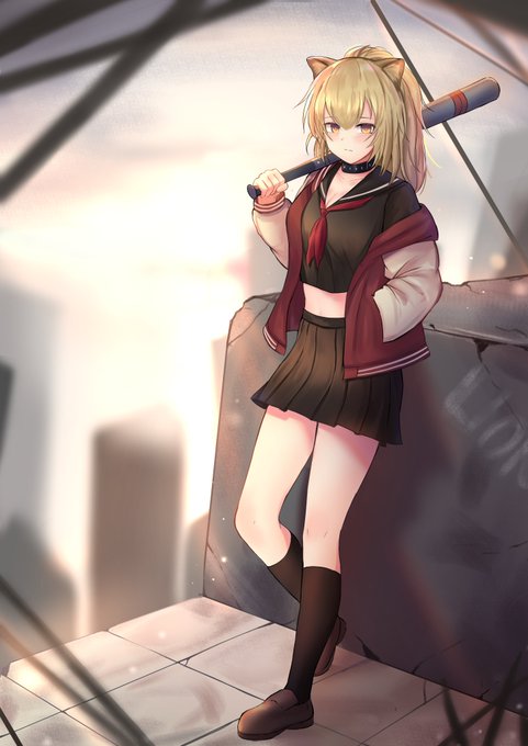 🦁 in JK Unifrom
#アークナイツ 
#Arknights 