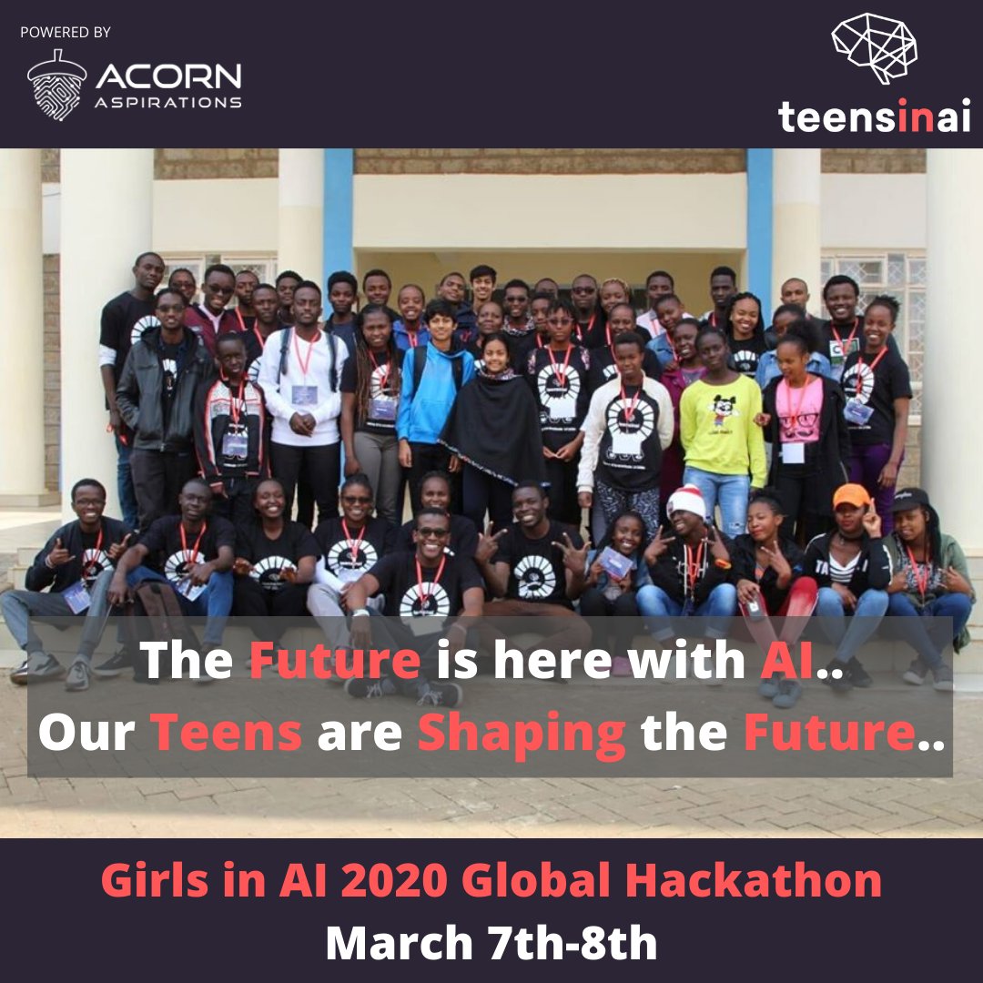 teensinailondon's tweet photo. Teens shaping the future were learning how to use AI for social good at the Annual #GirlsInAI2020 Global Hackathon.

#AIforGood #GirlsInAI #HeForShe #GirlsInAI2020London @TeensInAI @elena_sinel https://t.co/gSW8OqbESY