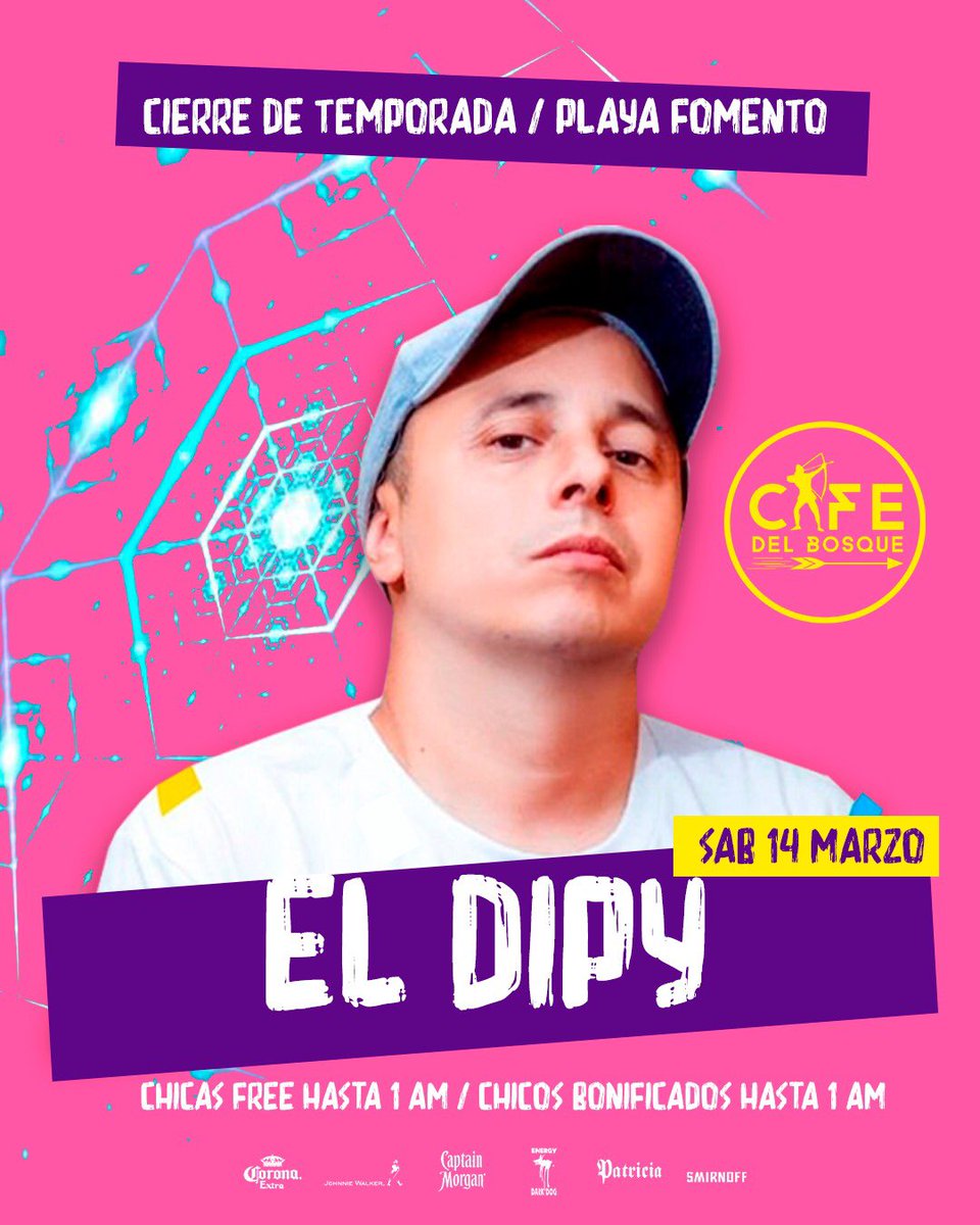 Este sabado se arma PAR-TUSA 🔥 con <a href="/eldipypapaok/">Eldipypapaok</a> en el escenario del bosque y cerramos el verano@de Fomento a toda fiesta 🎉