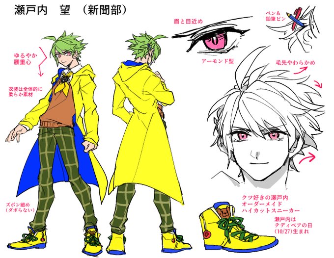 創作論破
キャラデザ設定① 