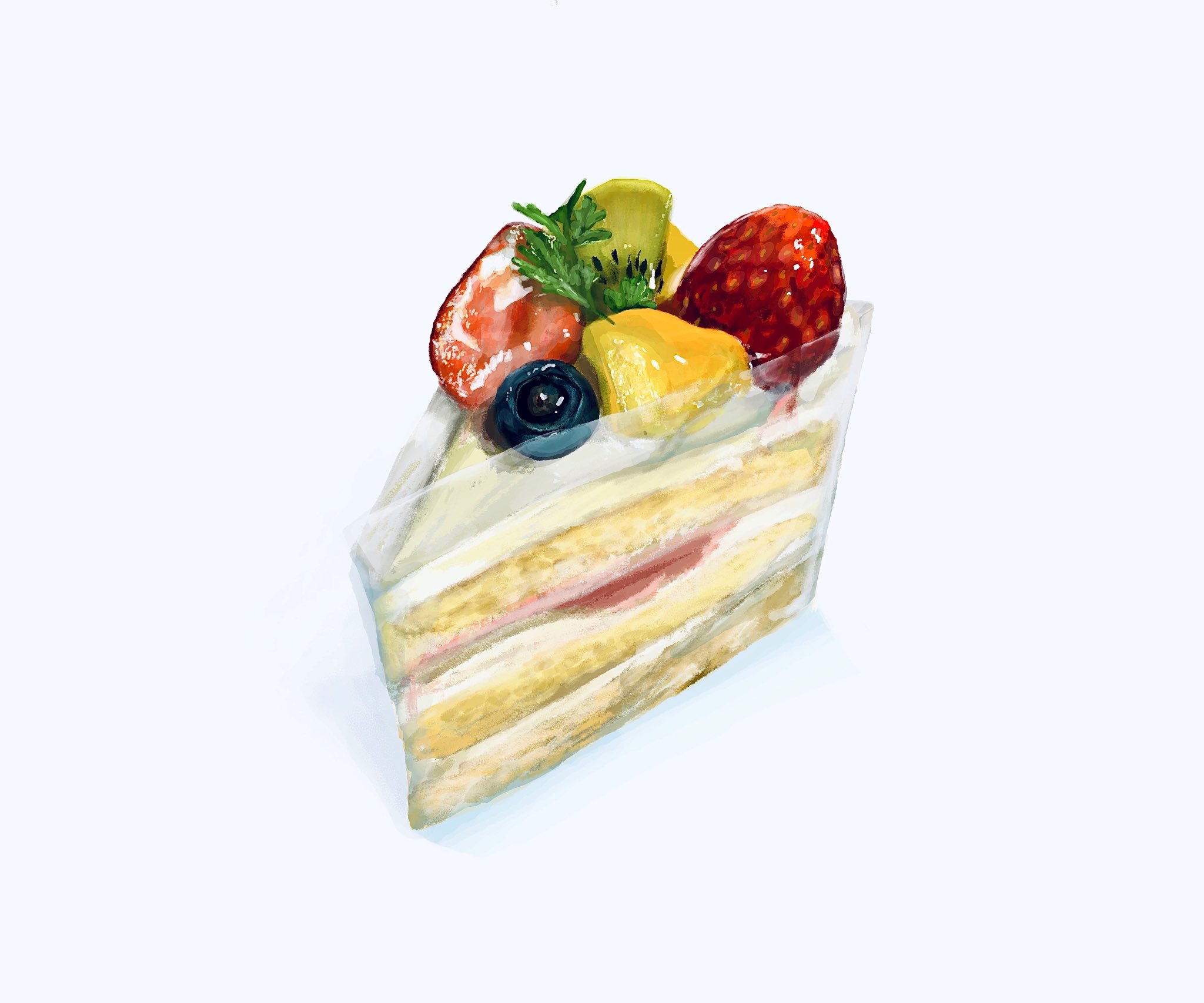 Yuzu 駆け込み スイーツの日 食べ物イラスト デジタルイラスト Yuzu 駆け込み スイーツの日 食べ物イラスト デジタルイラスト