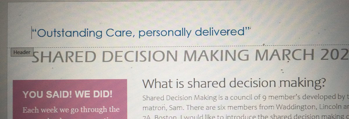 ULH Shared Decision Making (@ulh_sdm) on Twitter photo When you are having a nose in the sdm <a href="/HaemoncW/">HaemOnc_WaddingtonLCH</a> <a href="/Team7A_ULHT/">Bostonian</a> shared drive and find this is their chosen paper header! 😍amazing don’t you think?@mbrassin76 <a href="/KarenDunderdale/">Prof Karen Dunderdale PhD RN</a> <a href="/MorganCEO/">Andrew Morgan</a> #outstandingcarepersonallydelivered When you are having a nose in the sdm <a href="/HaemoncW/">HaemOnc_WaddingtonLCH</a> <a href="/Team7A_ULHT/">Bostonian</a> shared drive and find this is their chosen paper header! 😍amazing don’t you think?@mbrassin76 <a href="/KarenDunderdale/">Prof Karen Dunderdale PhD RN</a> <a href="/MorganCEO/">Andrew Morgan</a> #outstandingcarepersonallydelivered