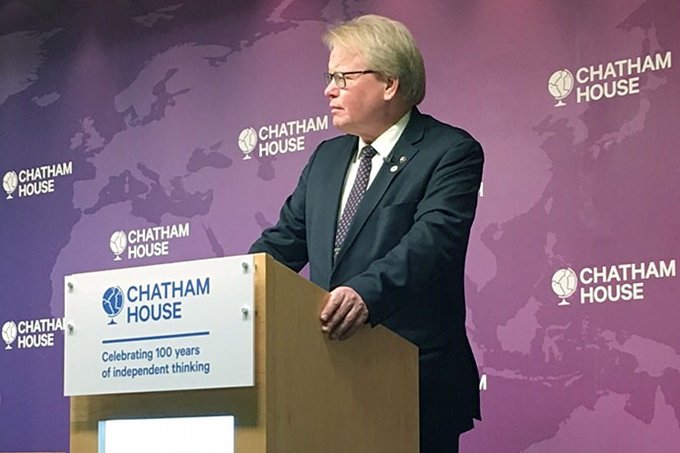 ShephardNews's tweet image. Speaking to @Helofresh at @CH_Events #CHSecurity @ForsvarsdepSv  Swedish #Defence Minister Peter Hulqvist denounces #Russian #Disinformation and aggression. He says #Russia has undermined trust and #Europe should not give in to Russian demands Read more: ow.ly/rLeE50yK2a6