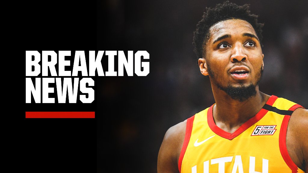 Breaking: Donovan Mitchell has tested positive for the coronavirus, league sources tell <a href="/wojespn/">Adrian Wojnarowski</a>. 

He is the second-known Jazz player to test positive.