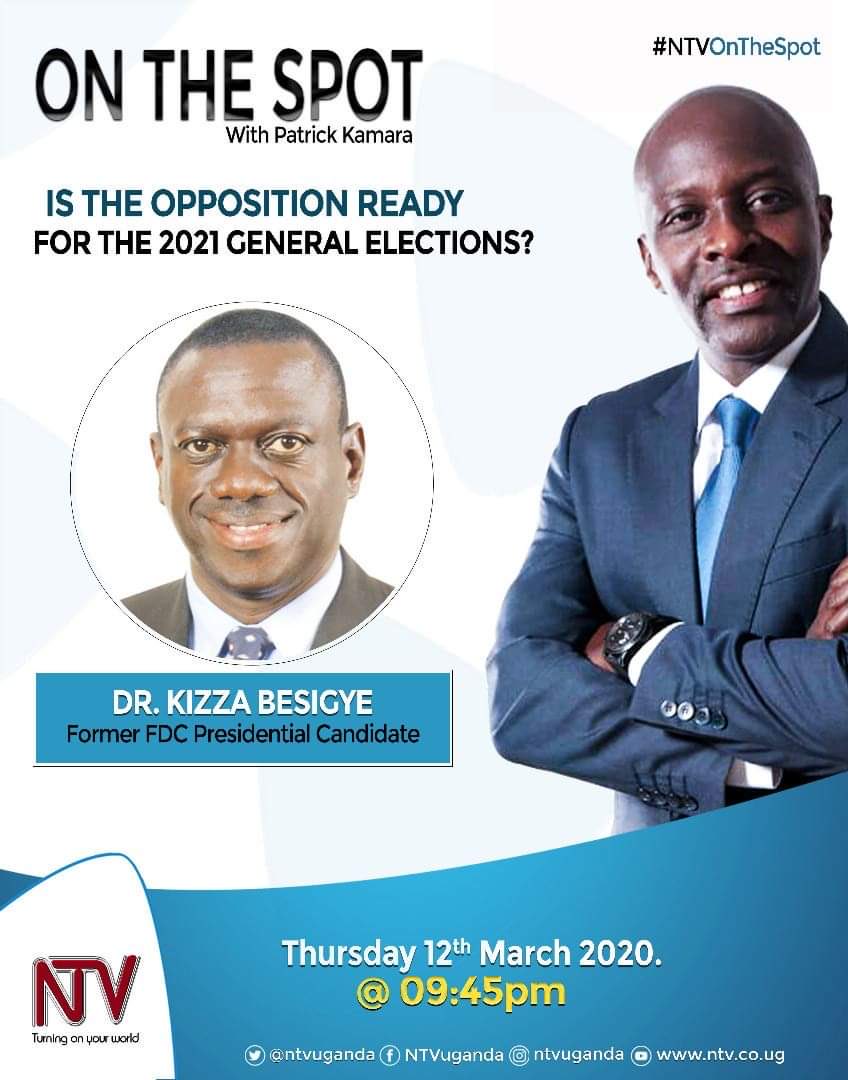 I’ll be hosted on Ntv’s “On The Spot” program tonight at 9.45pm.
Please tune in and participate. Thank you. <a href="/PGovUg/">People's Government Uganda</a>