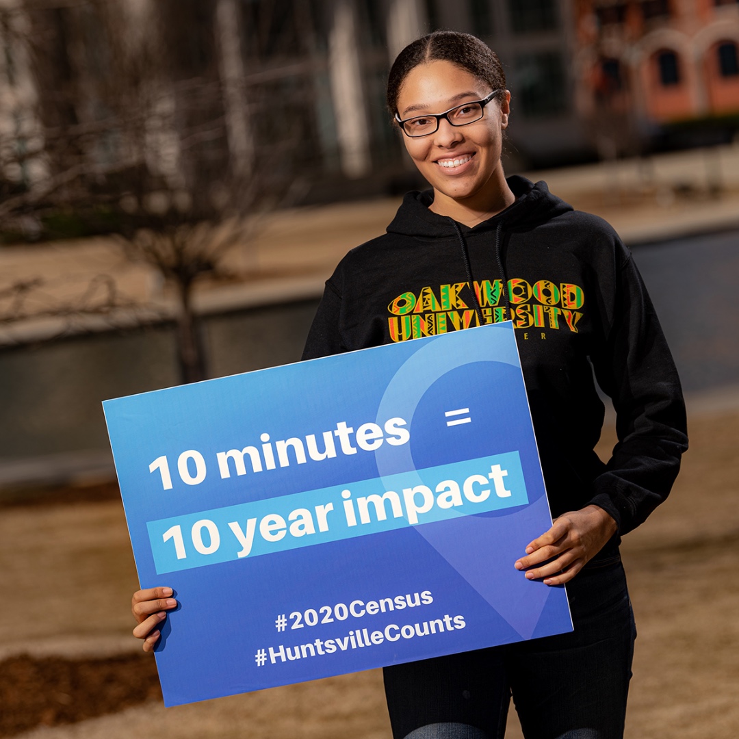 HMCPL's tweet image. Households will begin receiving official Census Bureau mail between March 12 and March 20 with detailed information on how to respond to the 2020 Census online, by phone, or by mail. Make sure you are counted this #2020Census #huntsvillecounts #countonlibraries