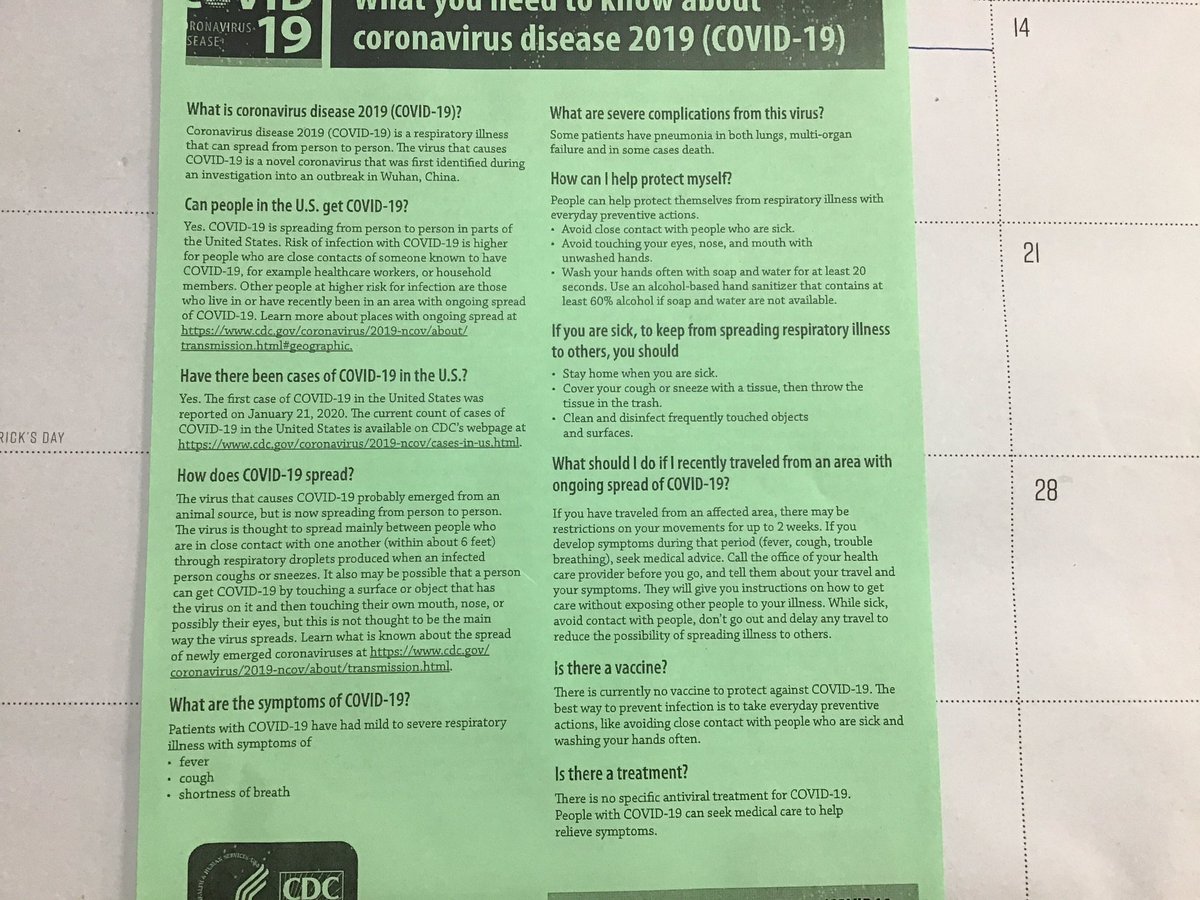 CSIC457's tweet image. Information about the Coronavirus.