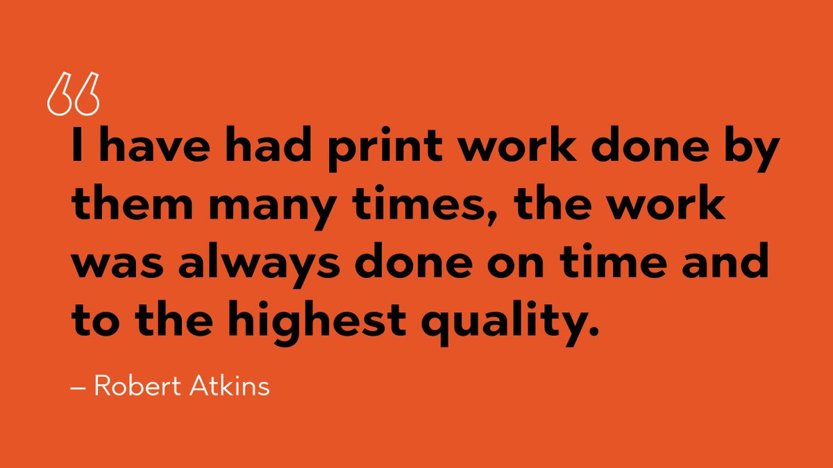 BluEdgeTM's tweet image. “I have had print work done by them many times, the work was always done on time and to the highest quality.” -Robert Atkins

#ColorGraphics #CreativeGraphics #WideFormatGraphics