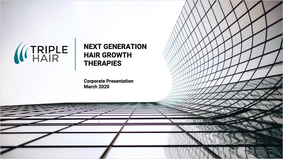 Triple Hair’s new corporate presentation is now available:
lnkd.in/evPcwxq