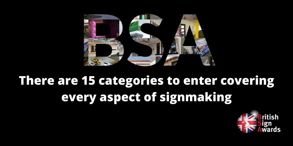 There are 15 categories to enter in the British Sign Awards, including Young Signmaker and Small Sign Business #signawards #celebratinguksignage