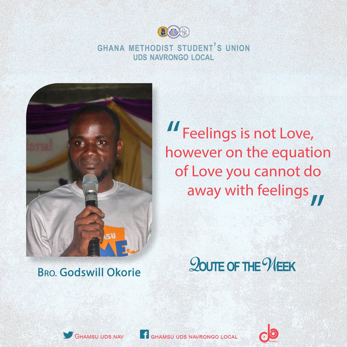 DatabaseGhamsu's tweet photo. Papa thanks for the word so sweet 
God bless you 🙏😇 
#QuoteoftheWeek https://t.co/3UtslpPh08