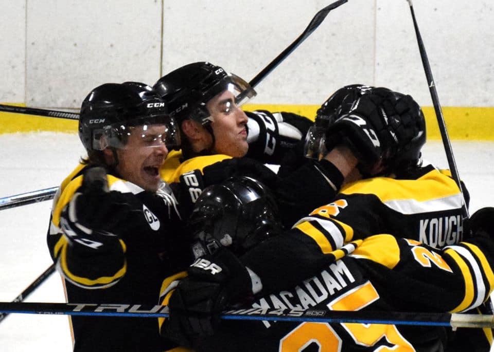 We are ready for the playoffs to kick off this weekend vs the Kensington Vipers! 

Game 1: Sun, Mar 15th 7pm in Kensington 
Game 2: Wed, Mar 18 8pm in Sherwood.
Game 3: Sun, Mar 22nd 7pm in Kensington. 
Game 4: Wed, Mar 25th 8pm in Sherwood. 

Games 5-7 TBD.