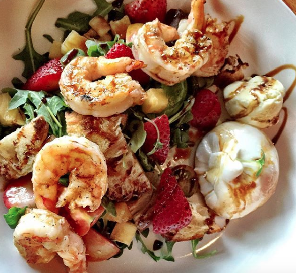 Local Burratta &amp; Grilled Shrimp 🍤

s3restaurant.com