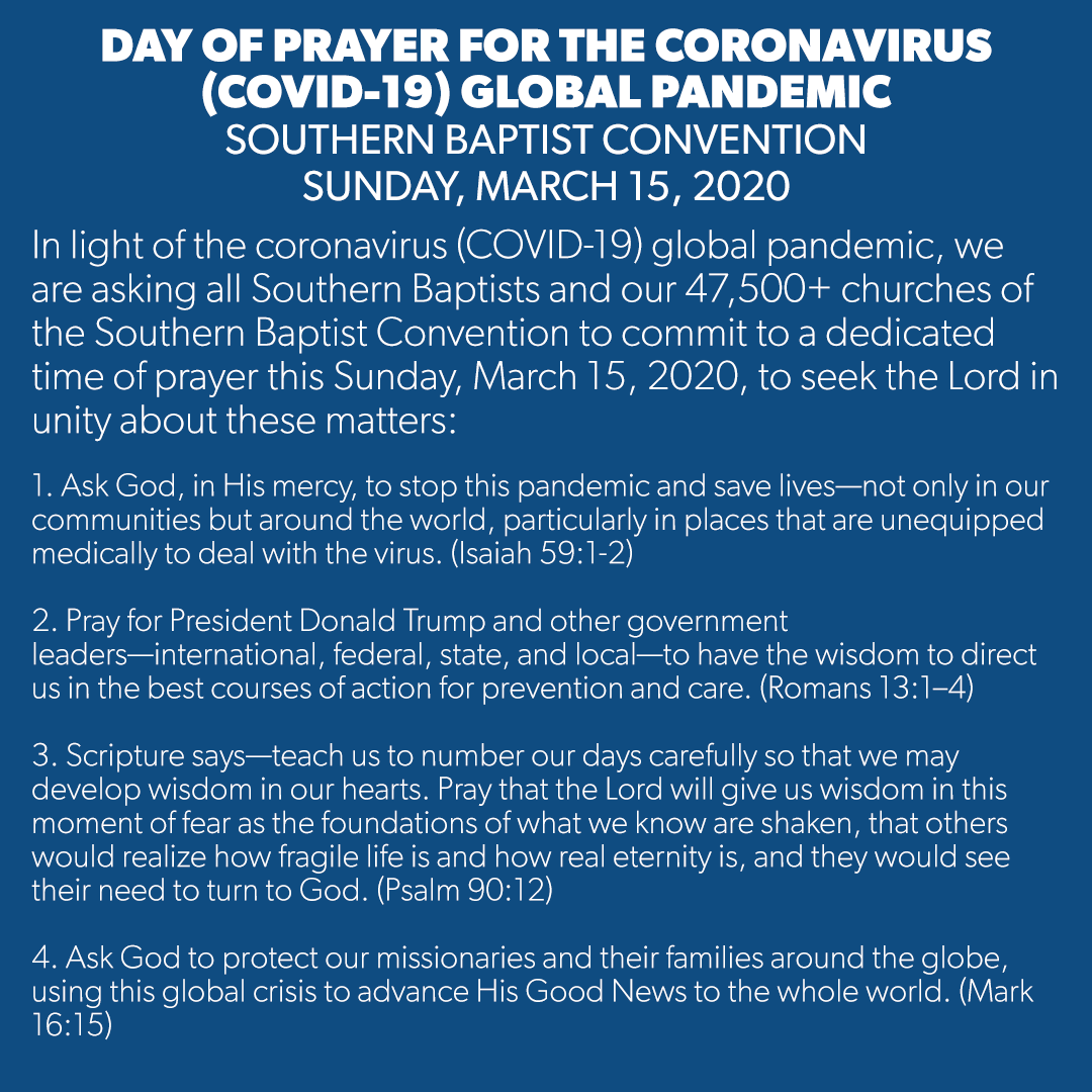 BaptistPress's tweet photo. 🚨A CALL TO PRAYER FROM THE SBC GREAT COMMISSION COUNCIL 🚨 https://t.co/NqbaSP1kef