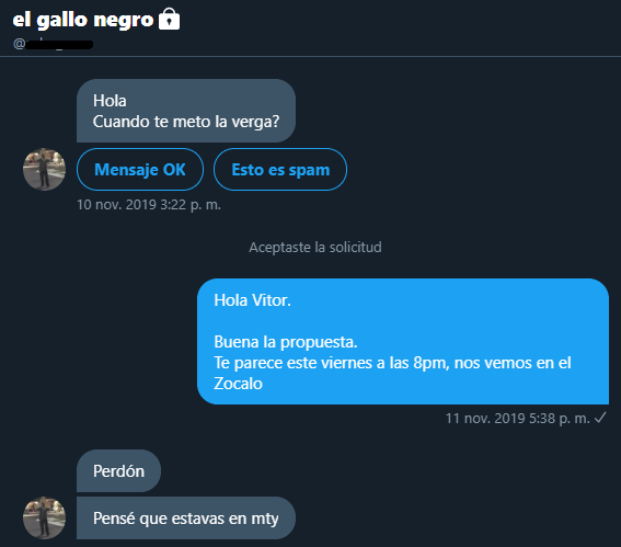 El día de hoy en:

#PorqueLosSinglesSiguenSiendoSiengles
¿Por qué los Singles siguen siendo Singles?

Presentamos:  Desorientado

Nota: Los Twitts mostrados, reflejan lo que un Single debería evitar al enviar un mensaje a terceros.
