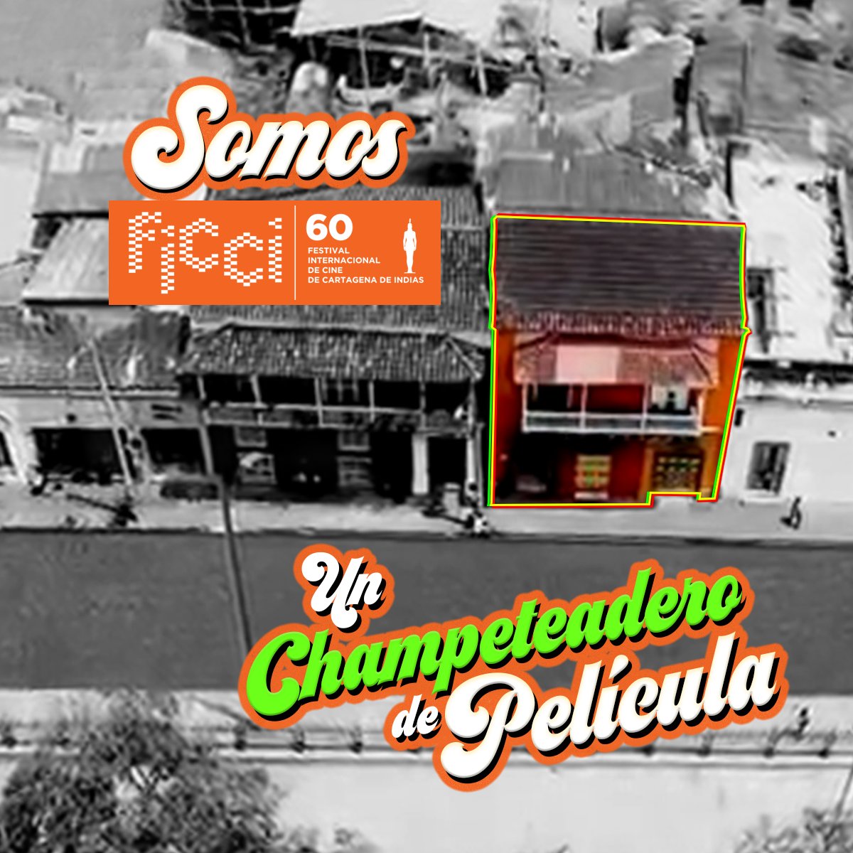 BazurtoSC's tweet photo. Si estás en el #FICCI60, ven al único #Champeteadero que hace parte del @_FICCI_  😁🎞
Somos parte de la #RutaGastronómicaFICCI para que vengas a comer y bailar toda la noche. 😋💃🕺 https://t.co/MkPIbZaaSf