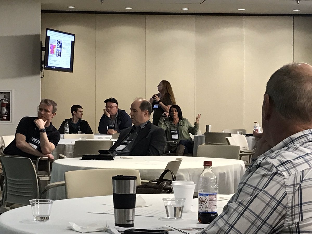 tabcat31's tweet photo. @oem_911 providing valuable feedback on information sharing post severe weather and flood events at the 2020 #ariwt https://t.co/tCZZZ2zUGt