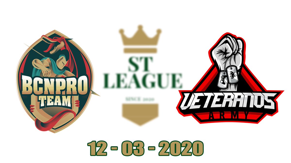 #MatchDayCR
#STLEAGUE

🏆 <a href="/STLEAGUE_CR/">ST LEAGUE</a>

🕑 15:00H🇲🇽 / 17:00H🇻🇪 / 22:00H🇪🇸

📅 12 de Marzo

⚔ <a href="/BcnProTeam/">BCN Pro Team</a> (Academy) vs <a href="/VeteranosArmy/">Veteranos Army</a>

🎙@drjoseyt
 
📺 Canal YT:bit.ly/DrJOSEYT

Hagan sus apuestas!⚔🛡