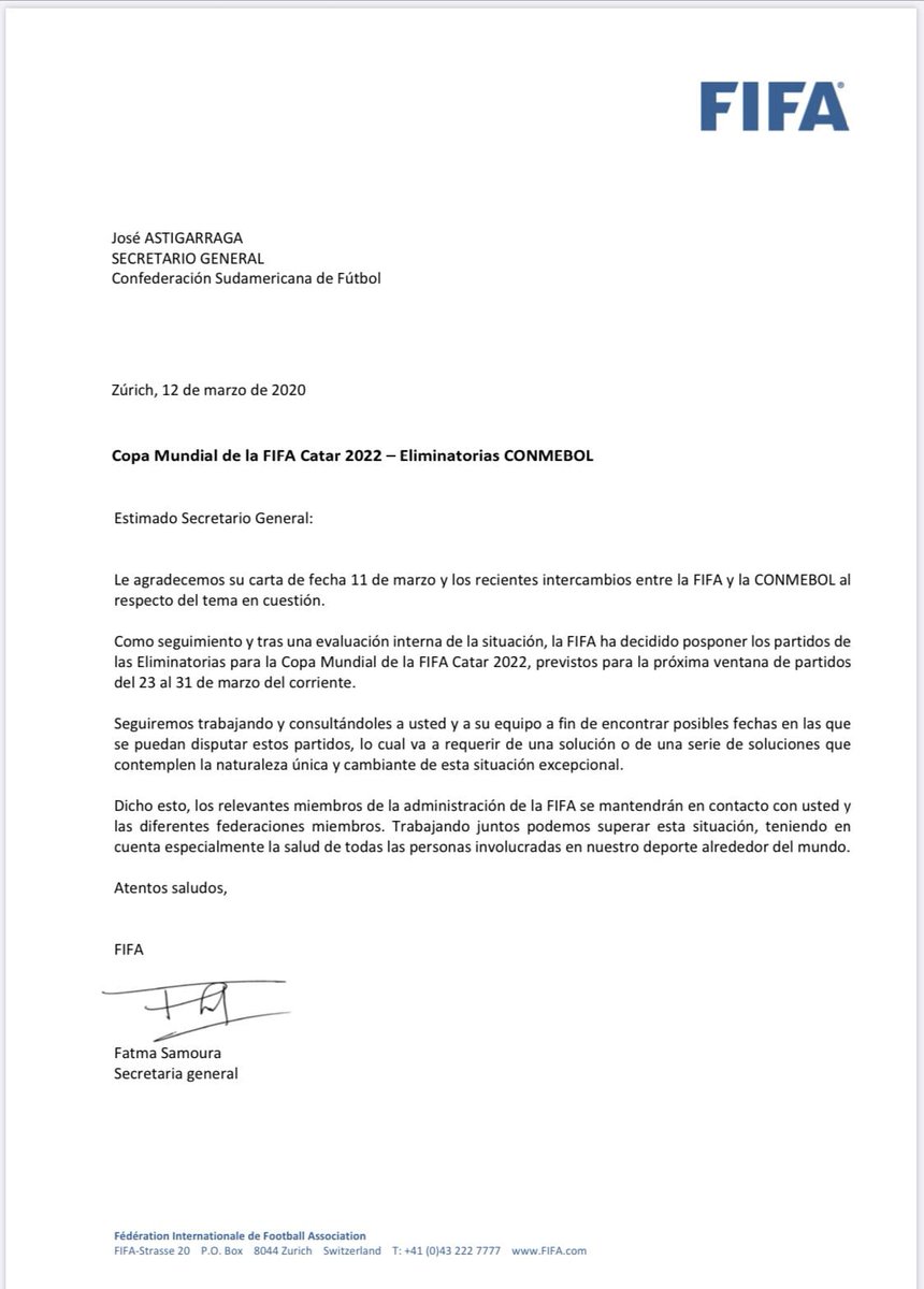 TrankandoFuerte's tweet photo. ❌ #Suspendido toda actividad para las próximas semanas en #Libertadores y Eliminatorias como anunció nuestro compañero @MauriRaggiotto https://t.co/yL81AT5Tmb