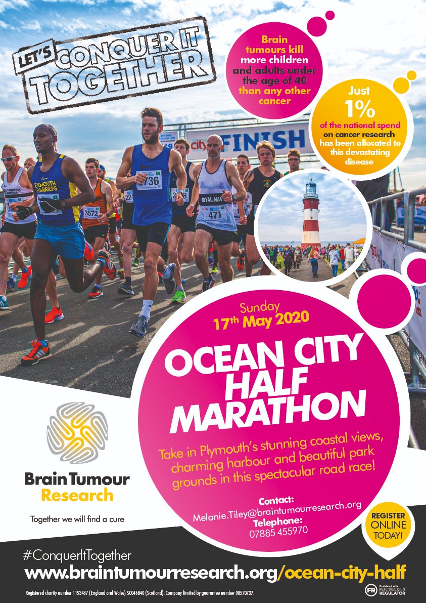 Welcome from @braintumourrsch to new members @Chamber_Devon @IntegratedCyber and @nfum Thanks to @Chamber_Devon for advertising the opportunity to join the Plymouth Ocean City Half Marathon in Chamber Bytes. #findacure #braintumourawarenessmonth #runforresearch #jointheteam