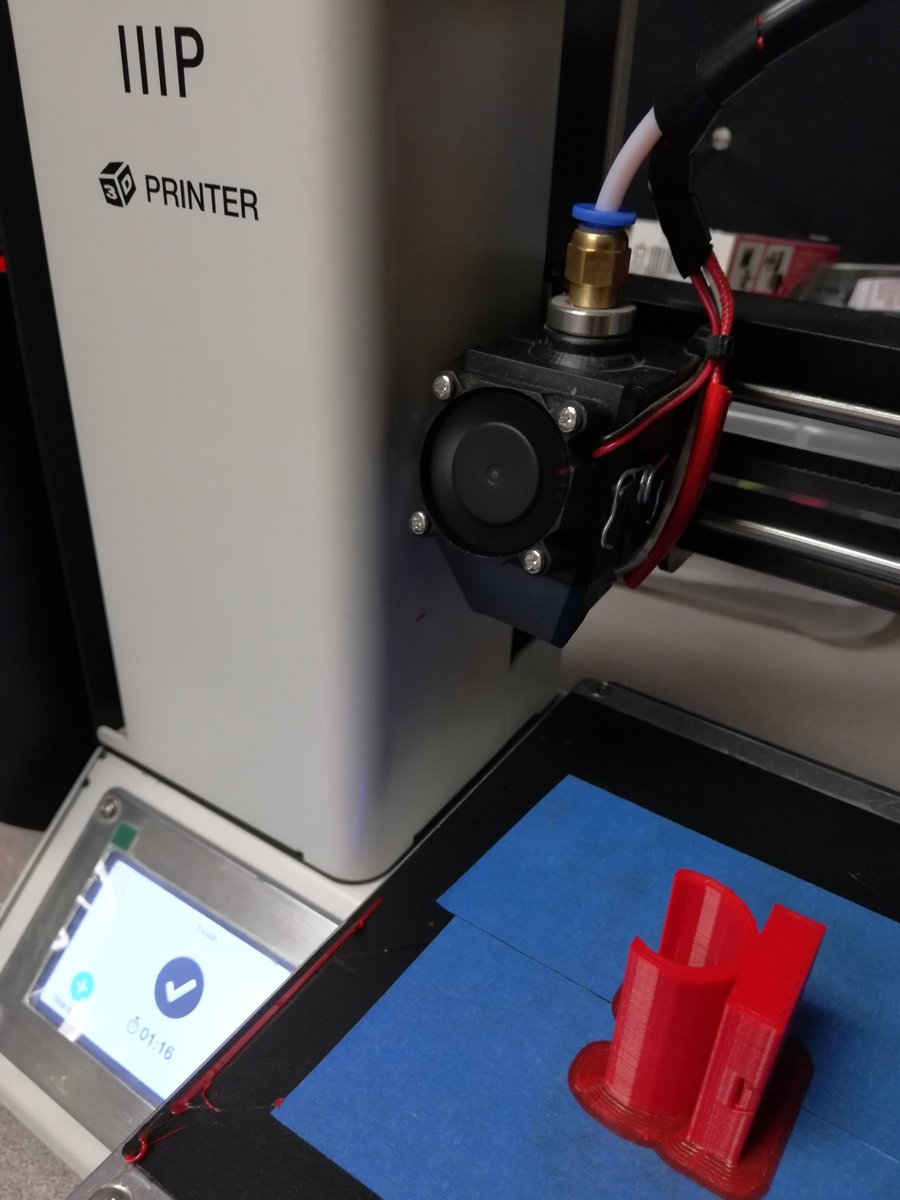 MrBrambley's tweet photo. The kids designed and printed fittings on our @ff3dprinters and @monoprice to build our mousetrap for @XscapeEDU 🐭  A little welding with the @LearningTechz 3D Magic Pen and it's ready to catch some really big mice!!! Can't wait for the big reveal with some @Raspberry_Pi tech! https://t.co/e5mQgURxf7