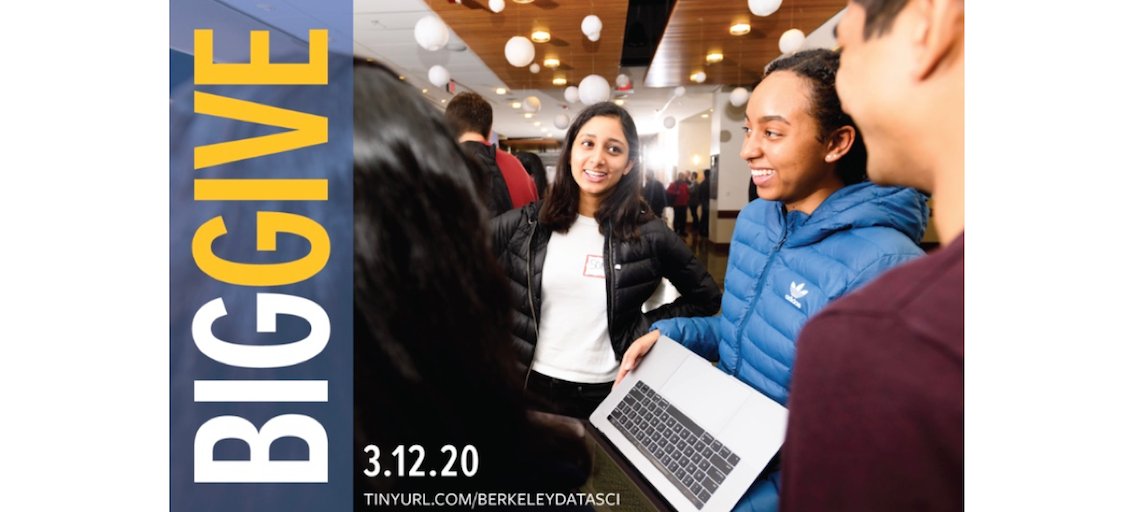 JillHod24230333's tweet image. Thank you Cal for cultivating the inspiring, x-disciplinary, impact-driven Division of Computing, Data Science, &amp;amp; Society. Support CDSS at tinyurl.com/berkeleydatasci #CalBigGive #berkeleydatasci #DataForAll
