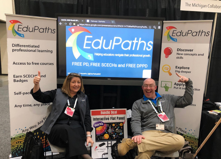 MollyKayB's tweet photo. @EduPathsMDE Thank you @dataimageusa for the amazing BenQ Board! You made us look GREAT @MACUL at Booth 200! https://t.co/DrrpZJzDWE