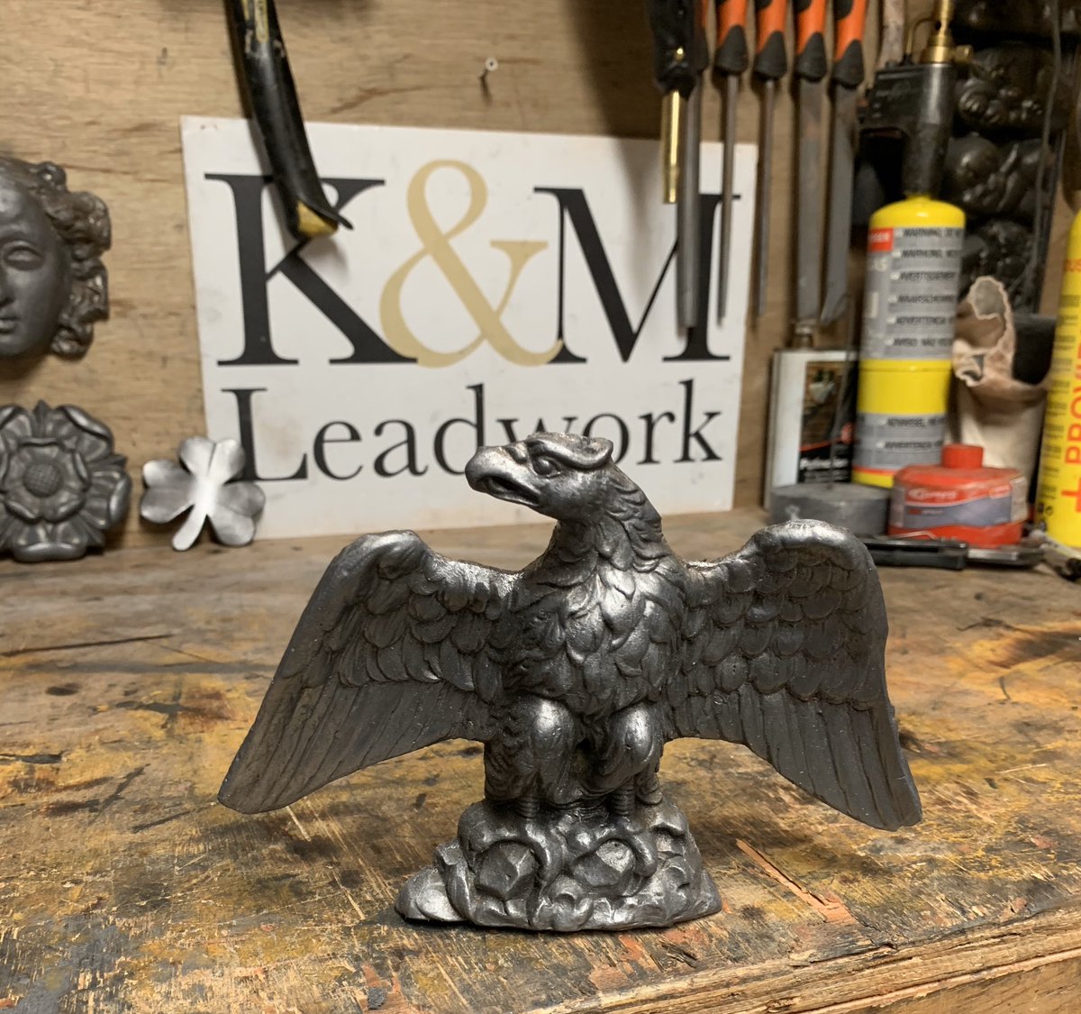 Sandcast Lead Eagle 🦅🇺🇸 #leadwork #sandcasting #americaneagle