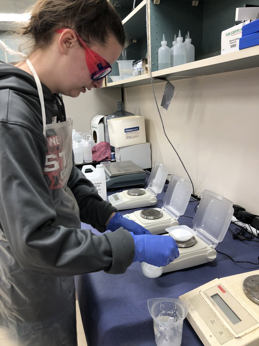 NPHSBioSeifert's tweet photo. Soap making!! @NP_Science_NHS #NewPalProud https://t.co/MV5xPurvmy