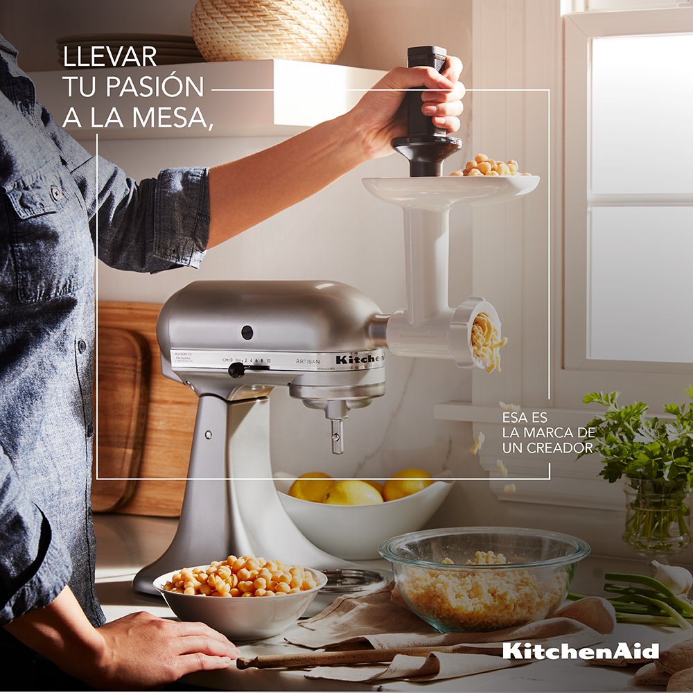 Atrévete a reinventar cada receta con KitchenAid.